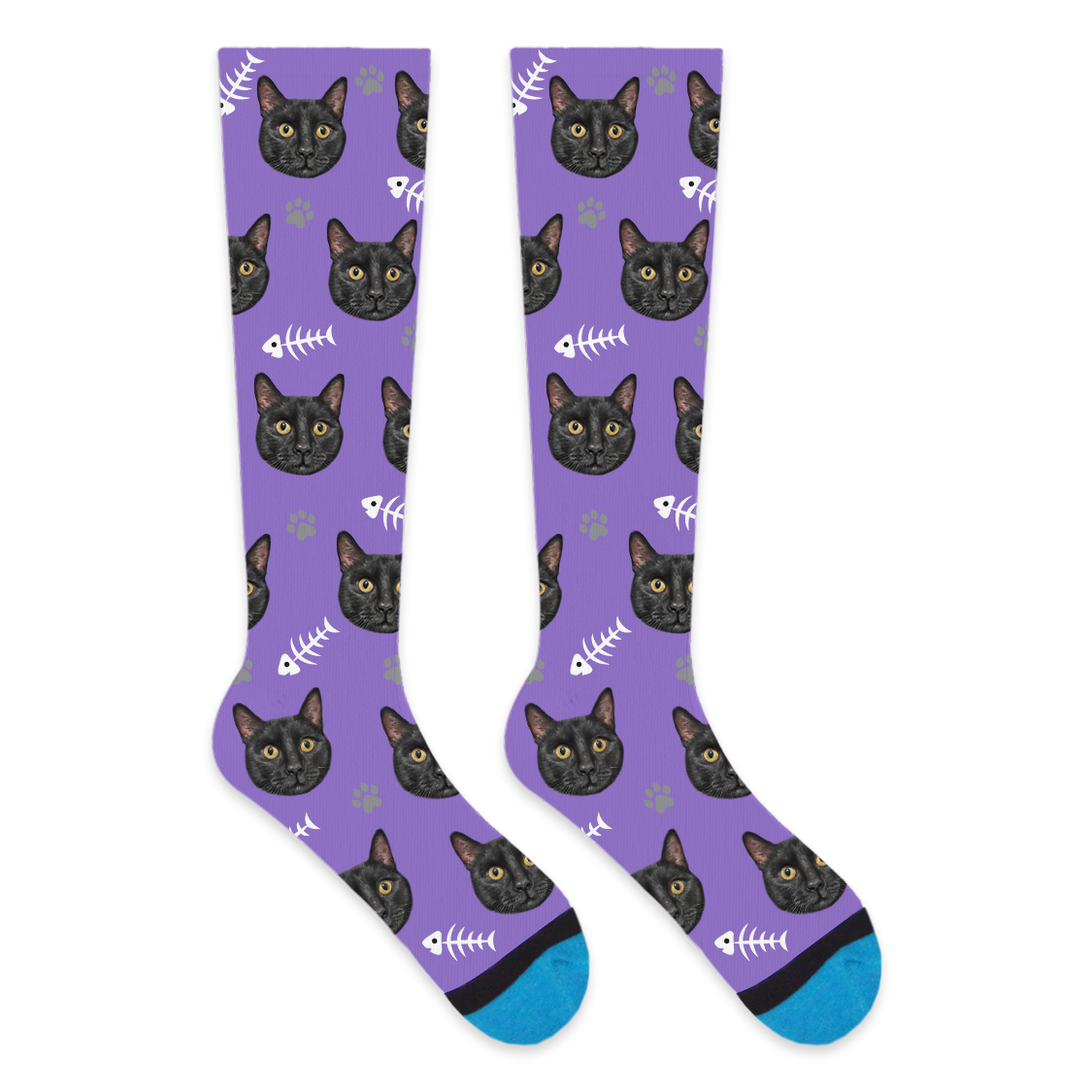 Custom Cat Compression Socks