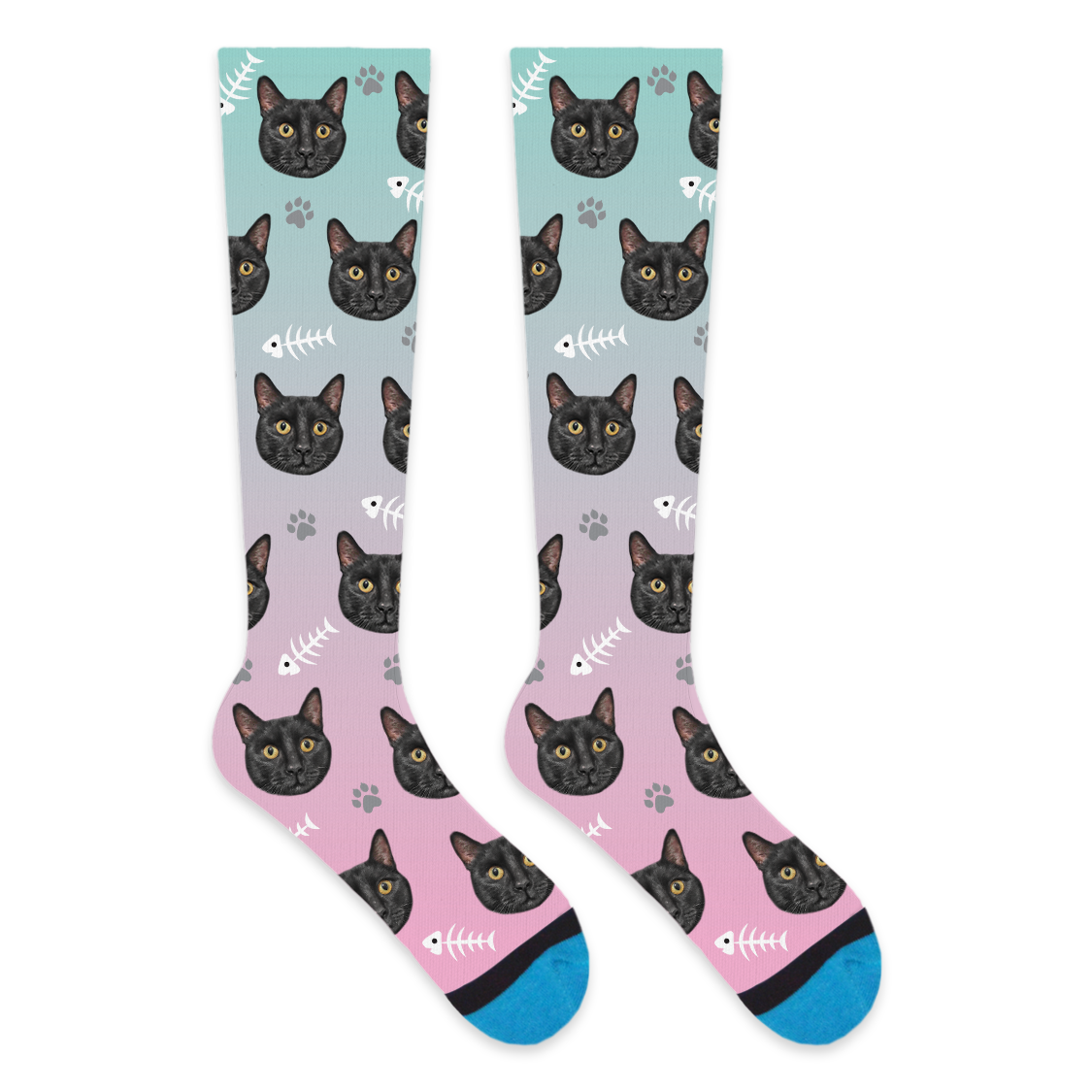 Custom Cat Compression Socks