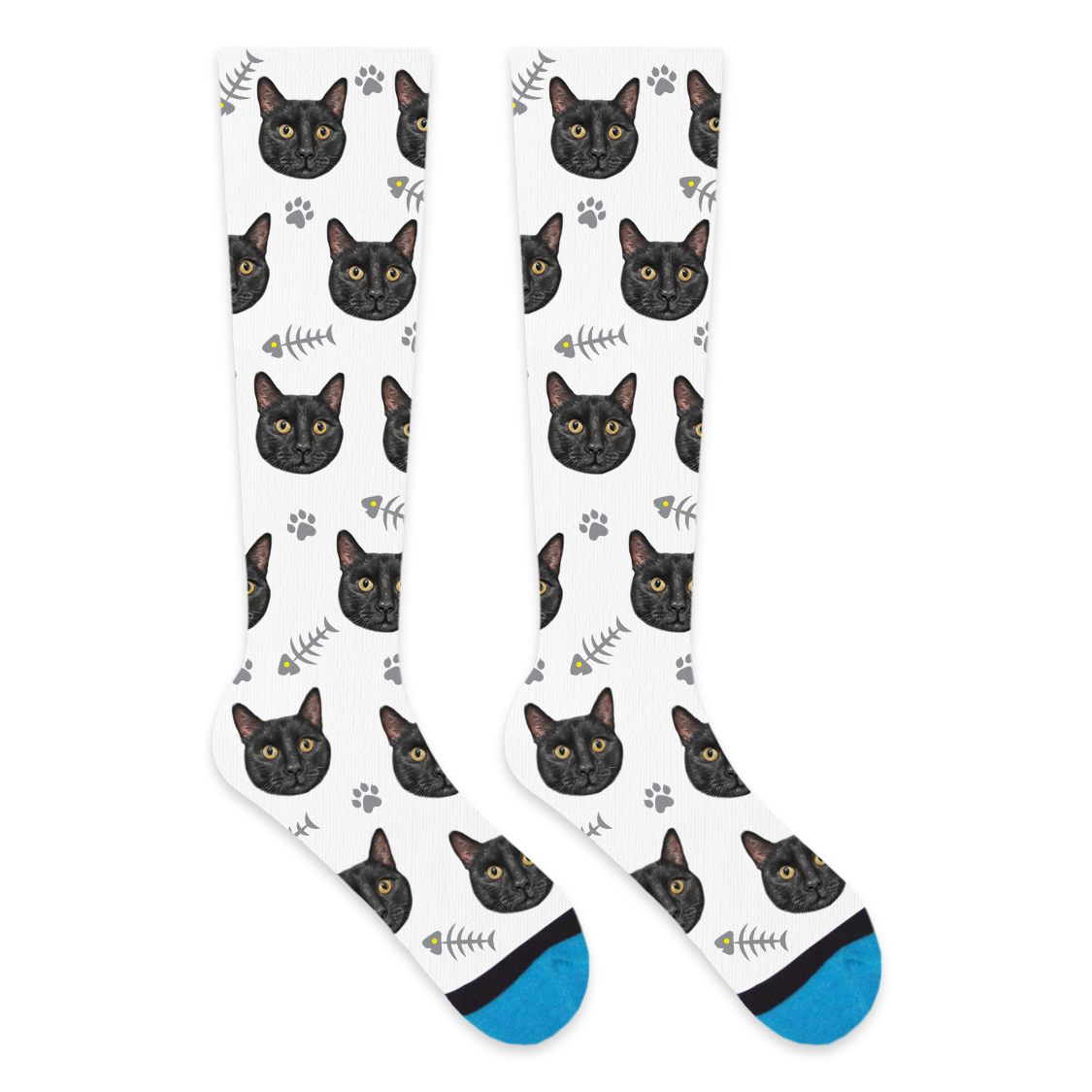 Custom Cat Compression Socks