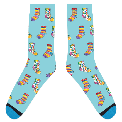 Custom Sock Coloring Sheet Socks