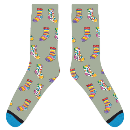 Custom Sock Coloring Sheet Socks