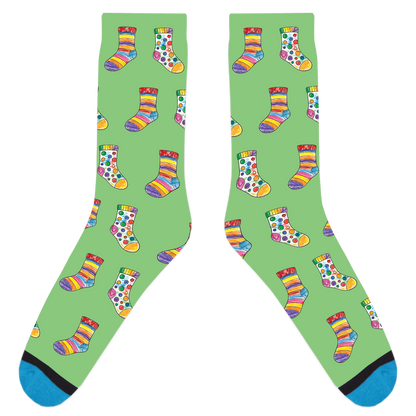 Custom Sock Coloring Sheet Socks