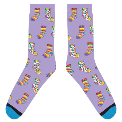 Custom Sock Coloring Sheet Socks