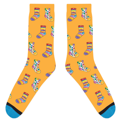 Custom Sock Coloring Sheet Socks