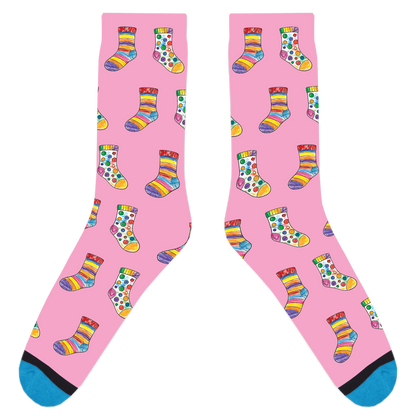Custom Sock Coloring Sheet Socks