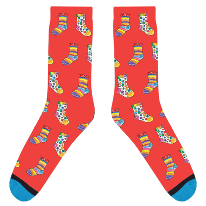 Custom Sock Coloring Sheet Socks