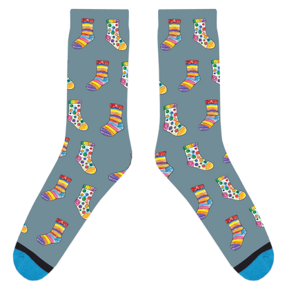 Custom Sock Coloring Sheet Socks
