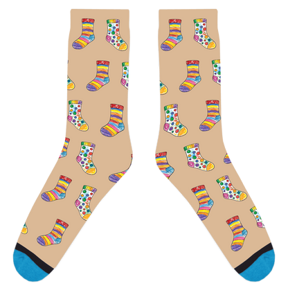 Custom Sock Coloring Sheet Socks