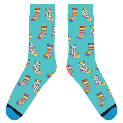 Custom Sock Coloring Sheet Socks