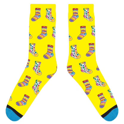 Custom Sock Coloring Sheet Socks
