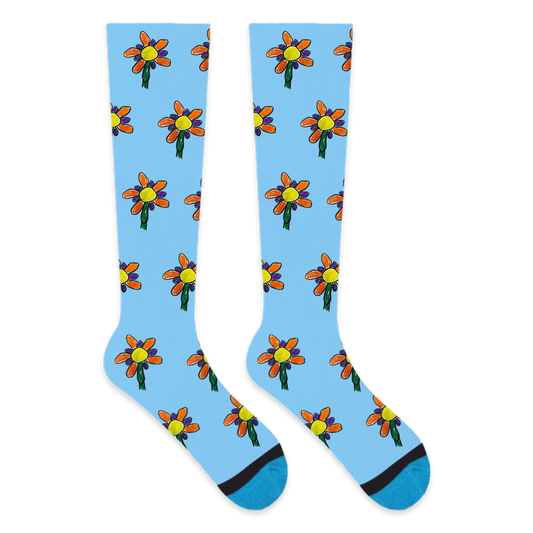 Custom Drawing Compression Socks