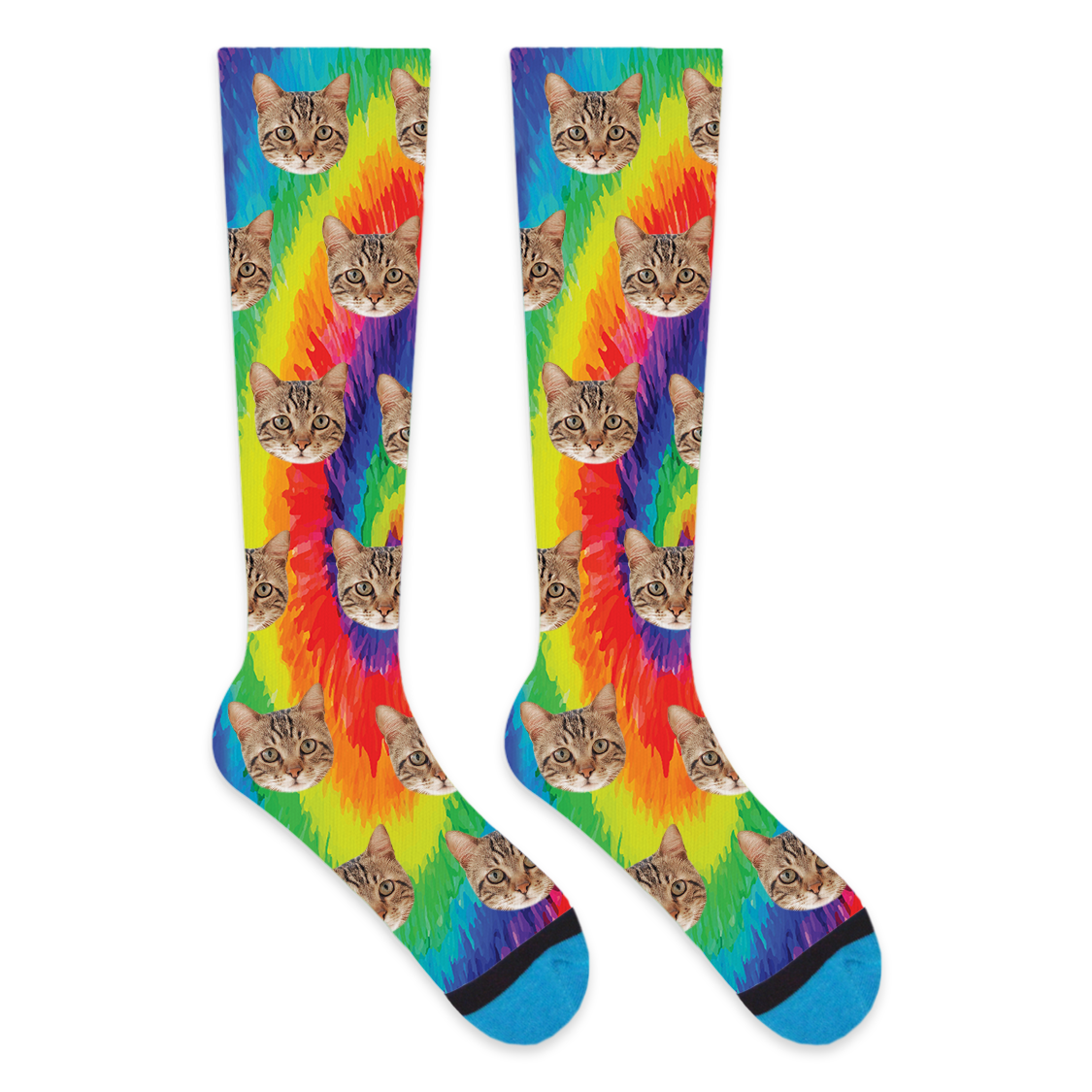 Custom Tie Dye Compression Socks