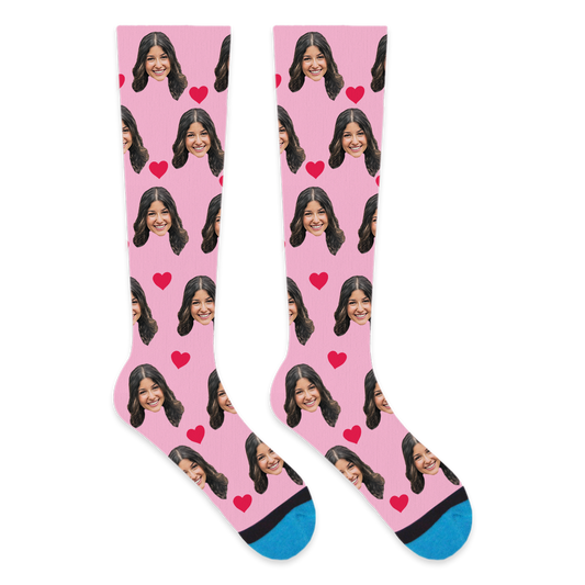 Custom Valentines Compression Socks