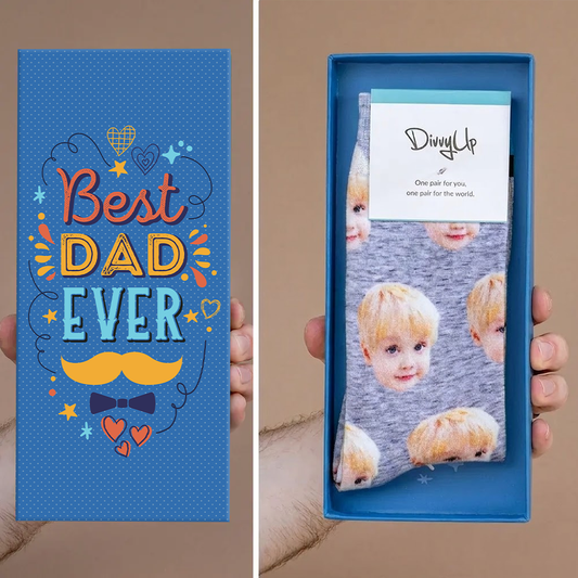 Best Dad Ever Blue Box