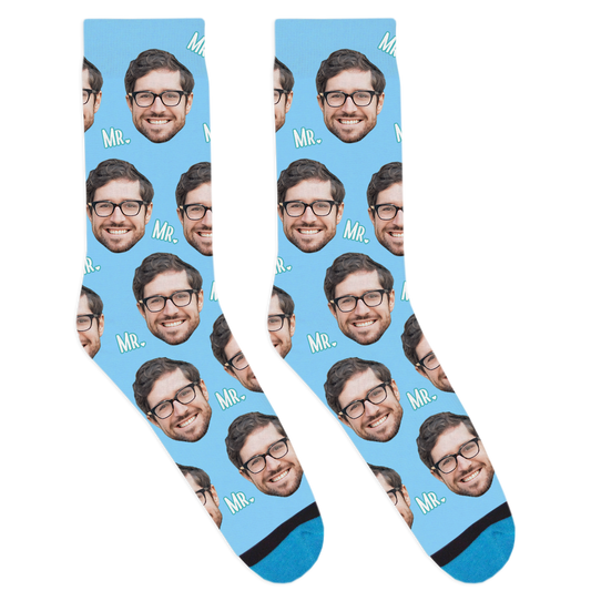 Custom Wedding Mr. Socks