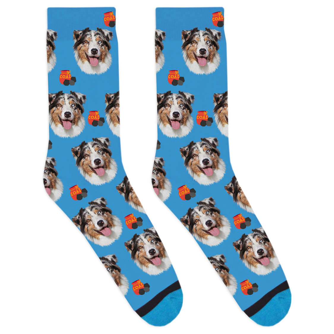 Custom Coal Socks