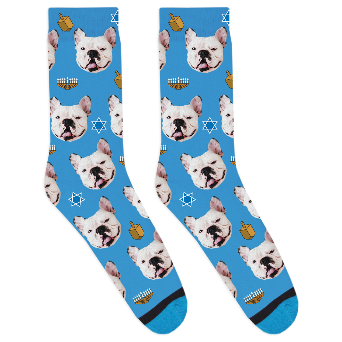 Custom Hanukkah Socks