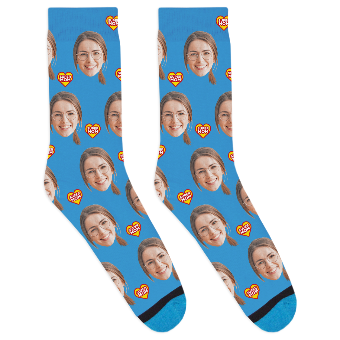 Custom Super Mom Socks