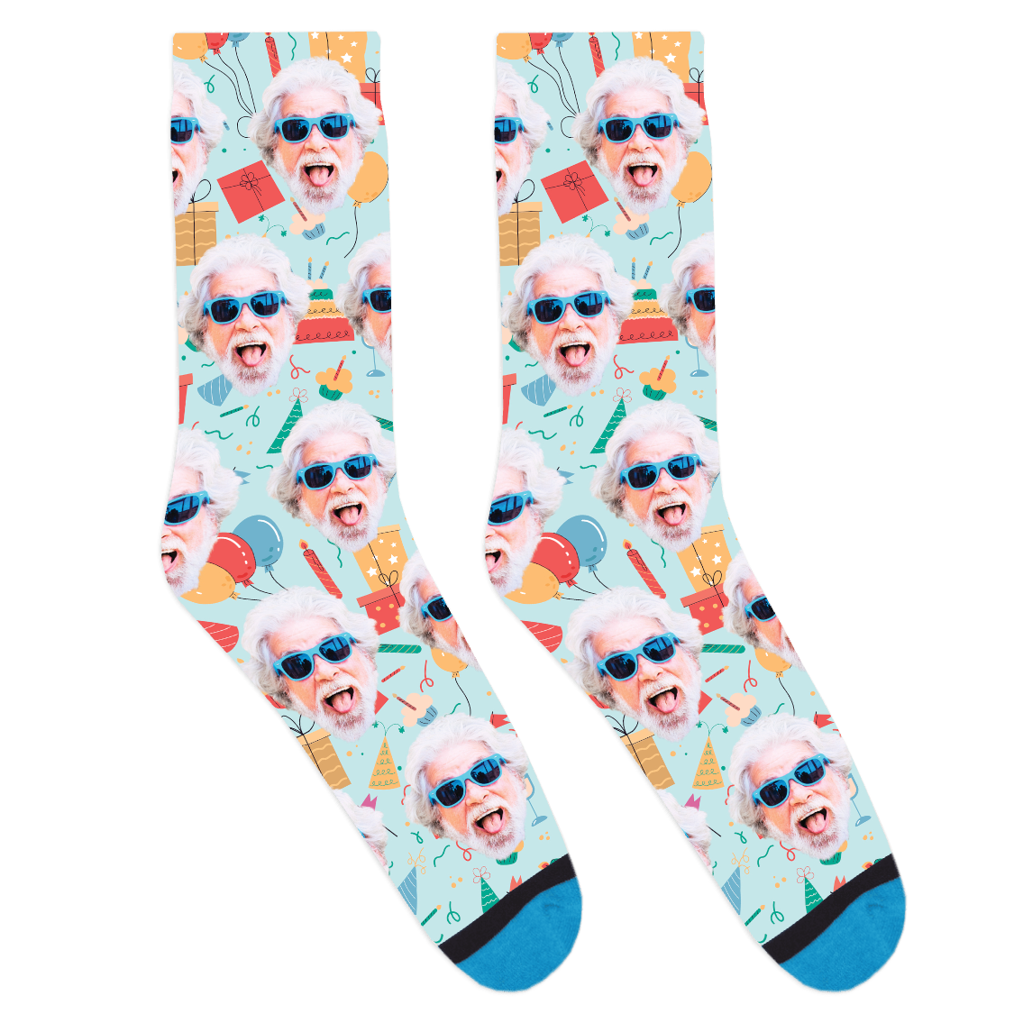 Custom Birthday Party Socks
