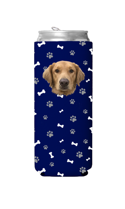 Custom Dog Pattern Can Cooler