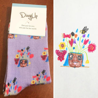 Custom Drawing Socks