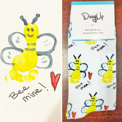 Custom Drawing Socks