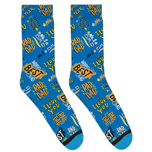 Pre-Designed Dad Pattern Sock Deal