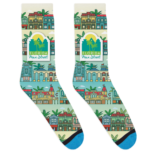 Florida Main Street Socks