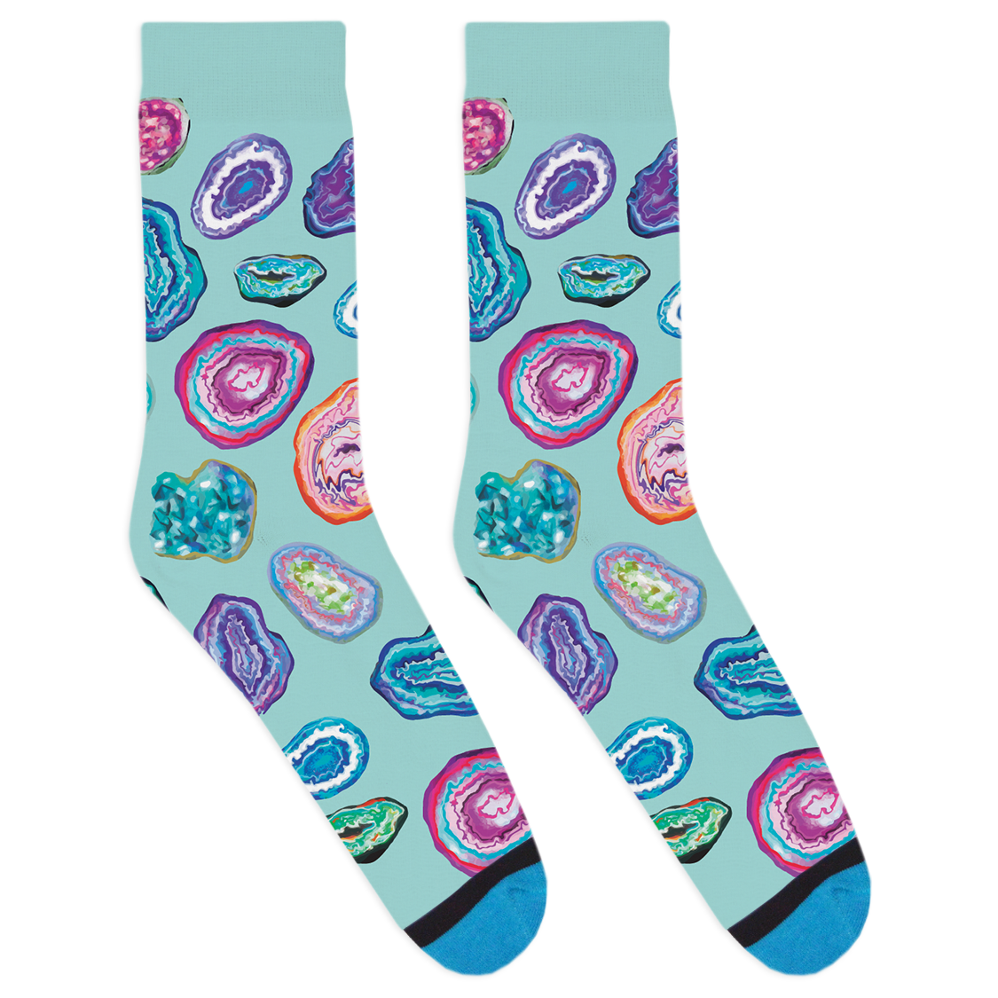 Geo Rocks Socks