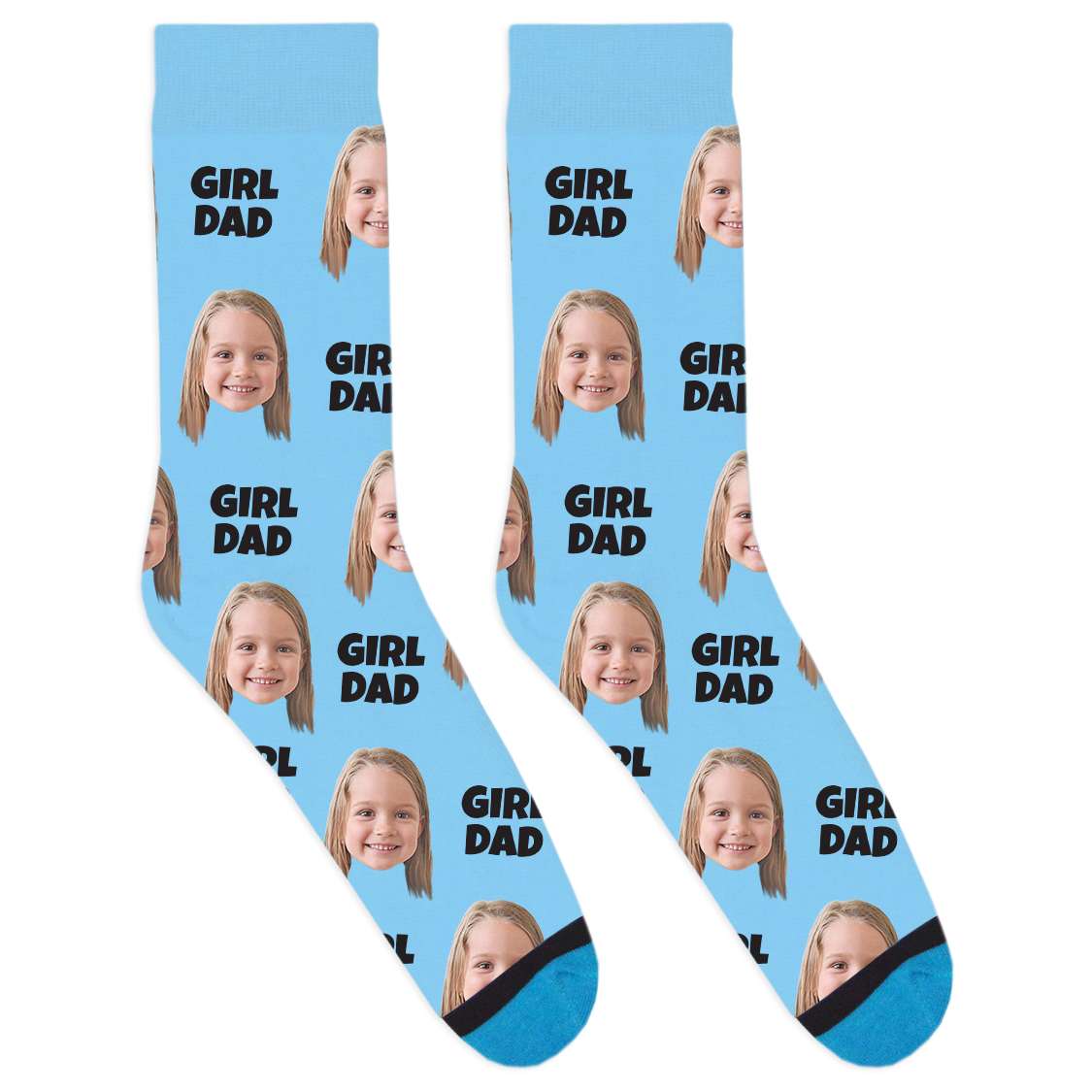 Custom Girl Dad Socks