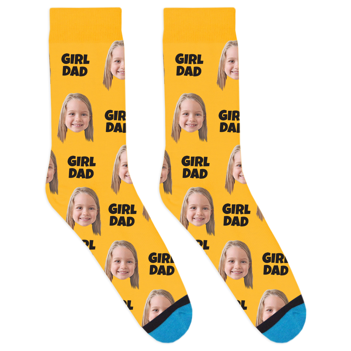 Custom Girl Dad Socks