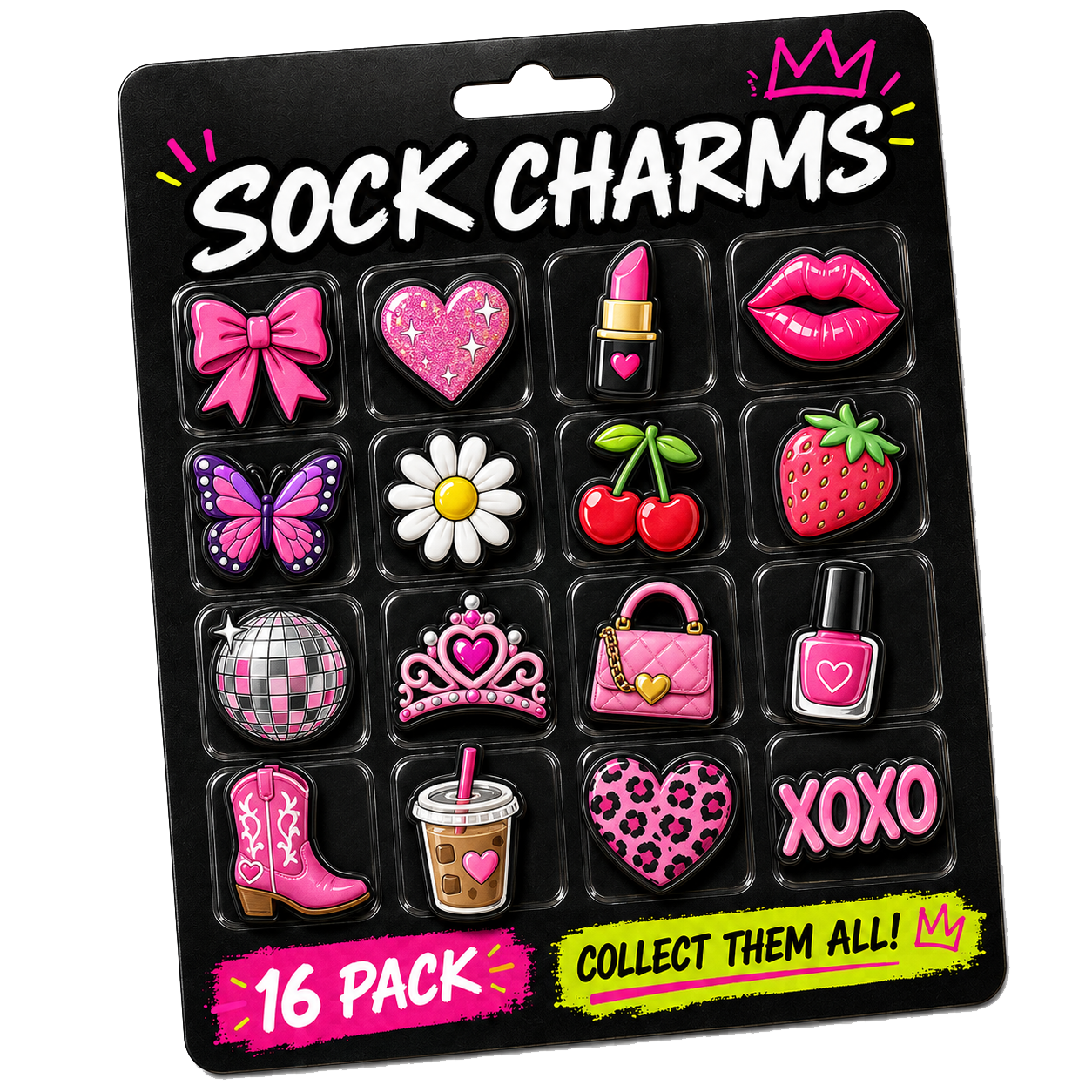 Sock Charms - Girly Pack