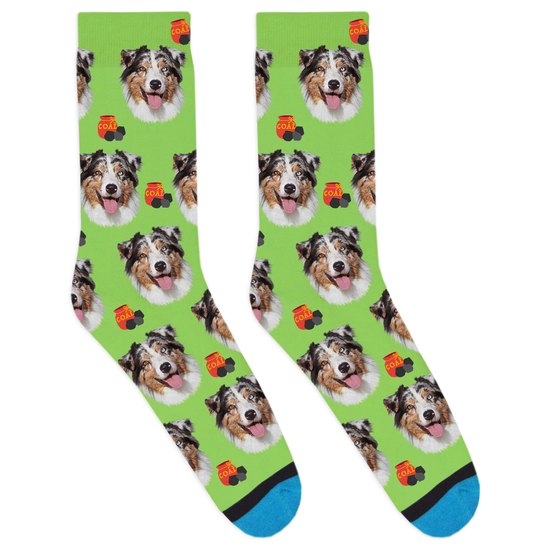 Custom Coal Socks