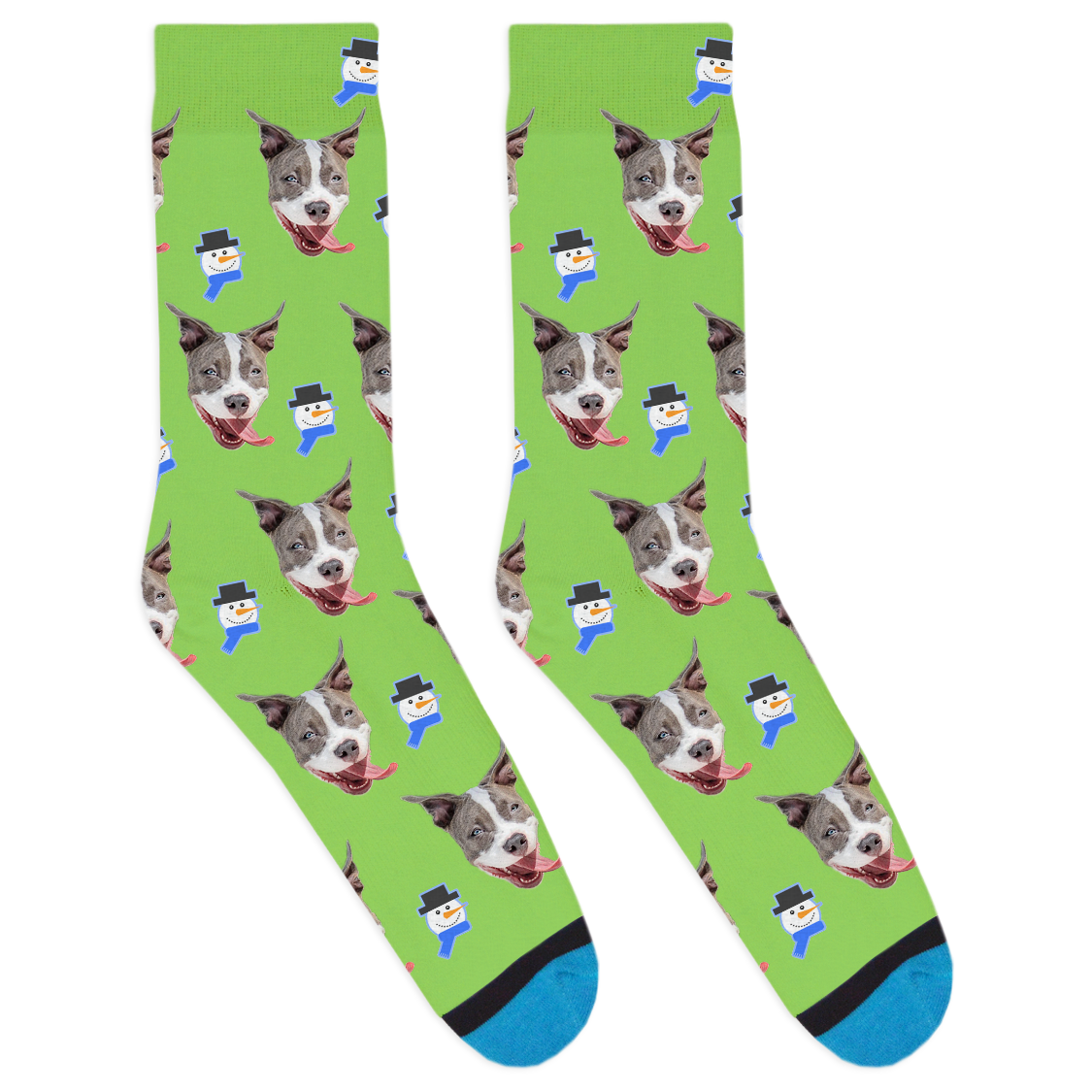 Custom Snowman Socks