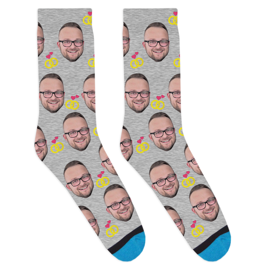 Custom Wedding Ring Socks