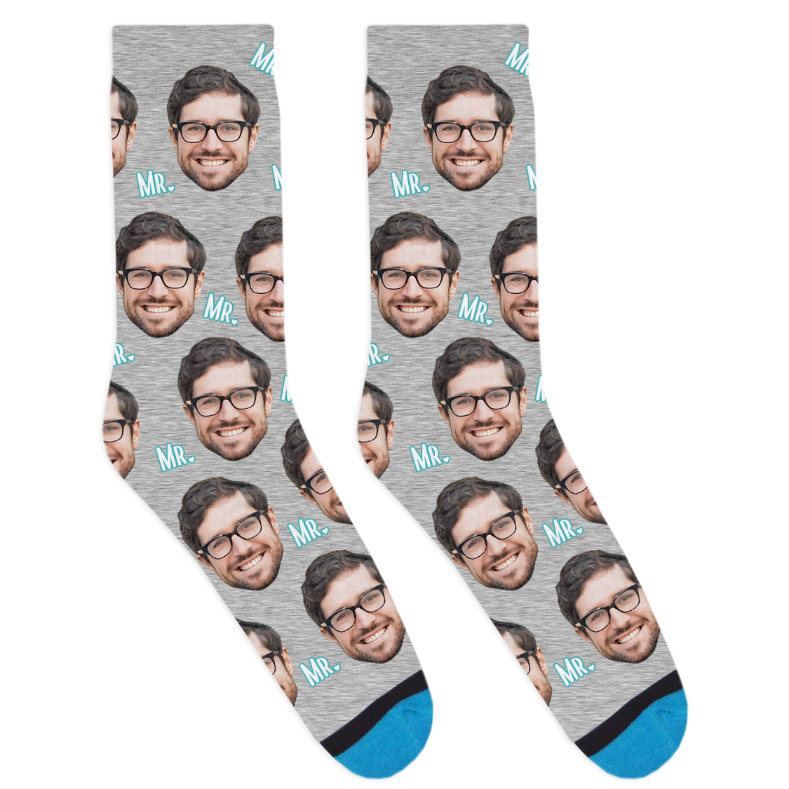 Custom Wedding Mr. Socks