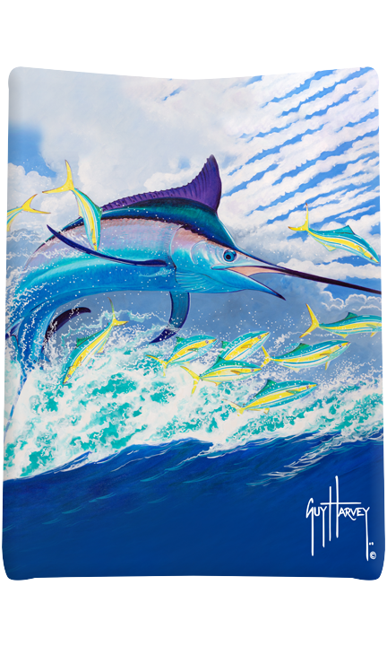 Guy Harvey Chasing Rainbows Blanket