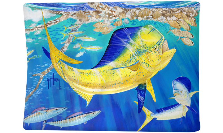 Guy Harvey Dolphin Oasis Blanket