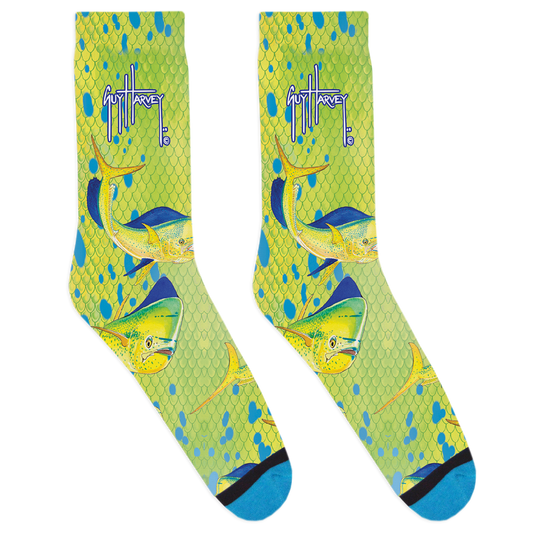 Guy Harvey Mahi Skin Socks
