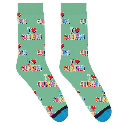 I Heart Culpeper Socks