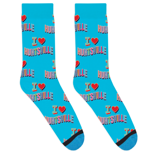 I Heart Huntsville Socks