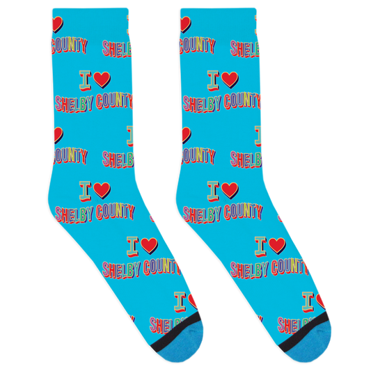 I Heart Shelby County Socks
