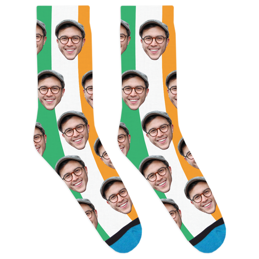 Custom Irish Flag Socks
