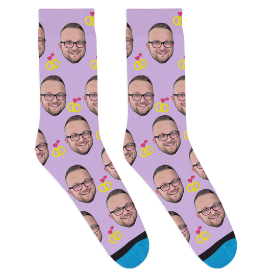 Custom Wedding Ring Socks