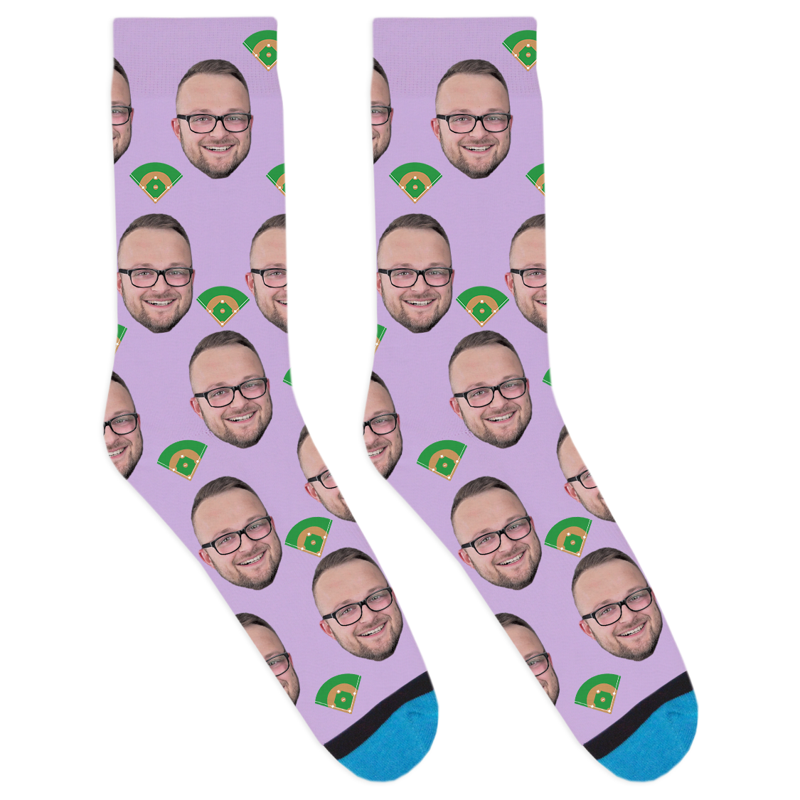 Custom Baseball Diamond Socks