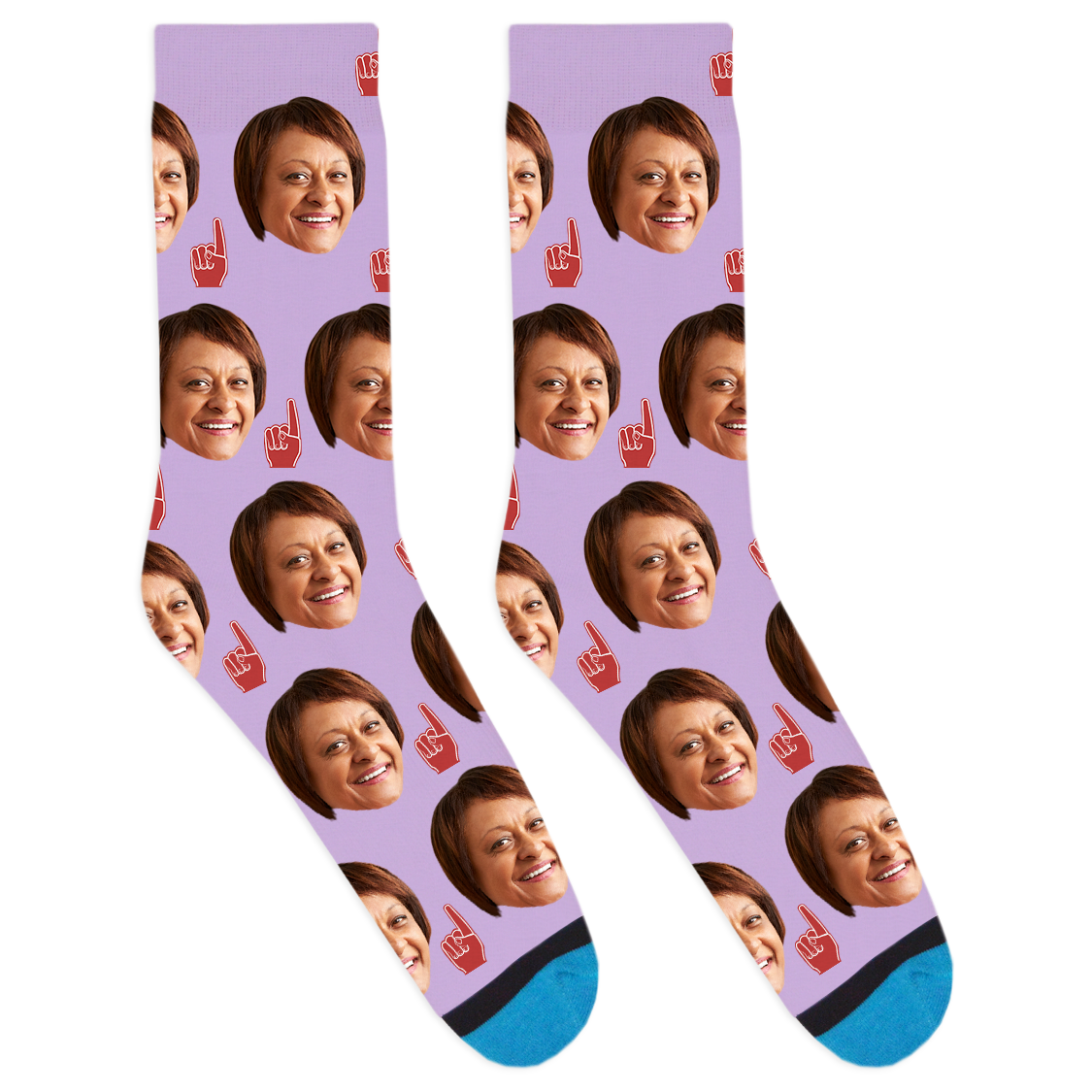 Custom Foam Finger Socks