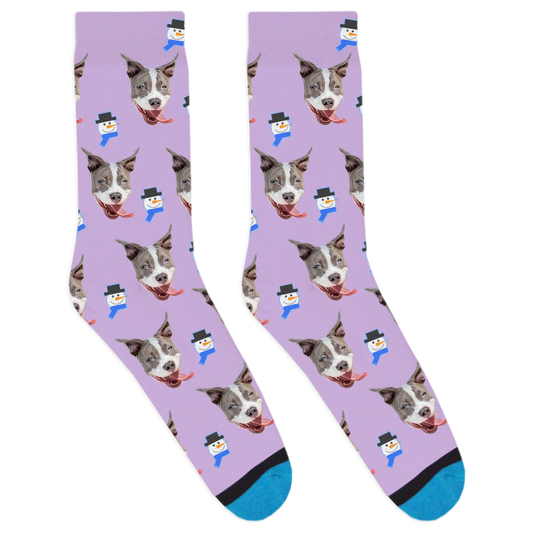 Custom Snowman Socks
