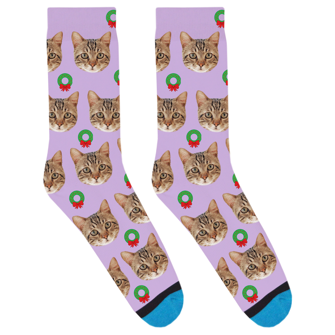 Custom Wreath Socks