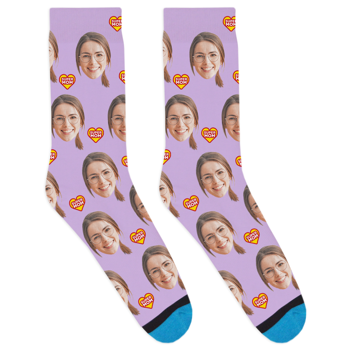 Custom Super Mom Socks