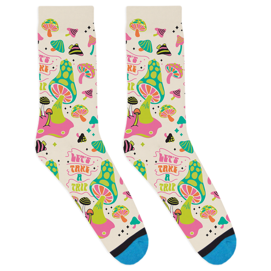 Let's Take a Trip Socks